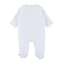 Noukie's F&O Pyjama Met Borduursel - 00 Mnd - Velours - Wit><noscript><img width=