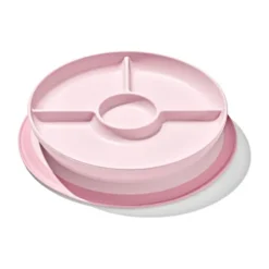 OXO Tot Bord Met 3 Vakjes Stick & Stay Blossom> Bordjes