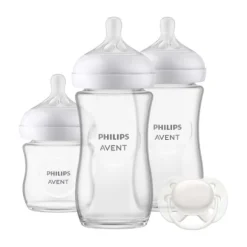 Philips Avent Basic Starterset Glas Natural Response 4-delig> Startersets Flesvoeding