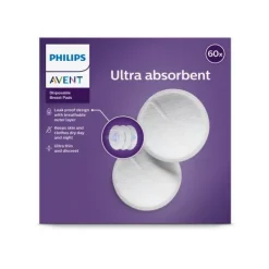 Philips Avent Borstkompressen Wegwerp (60 stuks) SCF254/61> Borst Verzorging