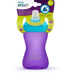 Philips Avent My Grippy Tuitbeker 300ml Paars SCF802/02><noscript><img width=