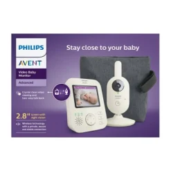 Philips SCD882/26 Video Baby Monitor Advanced With Travel Bag - Pastel Green> Pmr Babyfoons|Beeld Babyfoons