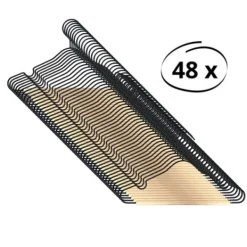 Puck Kledinghanger Velours Ecru (6 stuks)><noscript><img width=