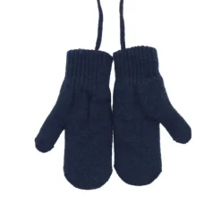 Puck Knit Wanten - Navy><noscript><img width=