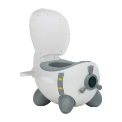 Puck Plaspotje Vliegtuig Wit/Grijs> Potjes En Toilettrainers