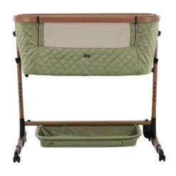 Qute Q-wiggle electric Co-Sleeper cream - white wash> Co-Sleepers