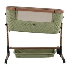 Qute Q-wiggle electric Co-Sleeper cream - white wash><noscript><img width=