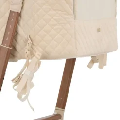 Qute Q-wiggle electric Co-Sleeper cream - white wash><noscript><img width=