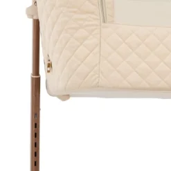 Qute Q-wiggle electric Co-Sleeper cream - white wash><noscript><img width=