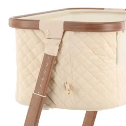 Qute Q-wiggle electric Co-Sleeper cream - white wash><noscript><img width=