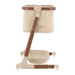 Qute Q-wiggle electric Co-Sleeper cream - white wash><noscript><img width=