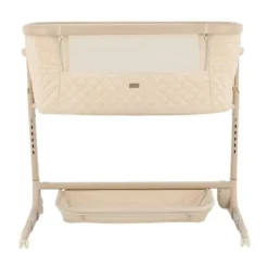 Qute Q-wiggle electric Co-Sleeper cream - white wash><noscript><img width=