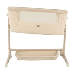 Qute Q-wiggle electric Co-Sleeper cream - white wash><noscript><img width=