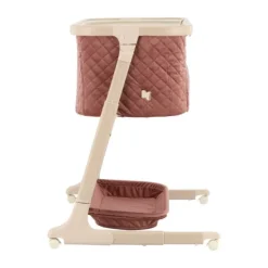 Qute Q-wiggle electric Co-Sleeper cream - white wash><noscript><img width=