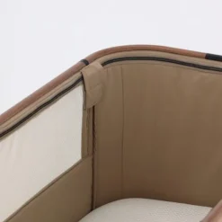 Qute Q-wiggle electric Co-Sleeper cream - white wash><noscript><img width=