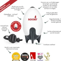 Rockit Baby Rocker Oplaadbaar> Accessoires Buggy's
