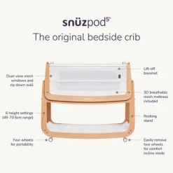 Snuz Co-Sleeper SnüzPod⁵ - Mocha> Co-Sleepers