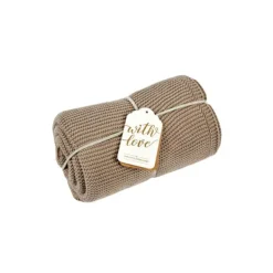 Snuz Deken Organic Knitted Cellular Truffle><noscript><img width=