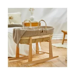 Snuz Deken Organic Knitted Cellular Truffle><noscript><img width=