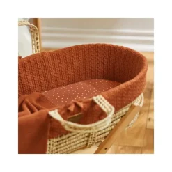 Snuz Hoeslaken Moses Mandje Organic Terracotta Rice><noscript><img width=