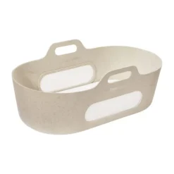 Snuz SnüzBaskit Moses Basket + Stand Set - Light Grey/Natural> Draagwiegen