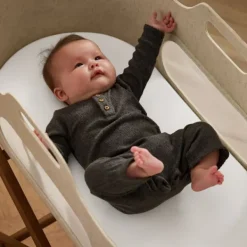 Snüz Hoeslaken Moseswieg - 2 Pack - White> Hoeslakens