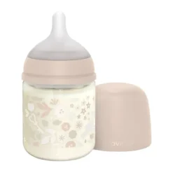 Suavinex Wonderland SX Pro Fles Glas - Slow Flow - 120ml - Roze> Flessen