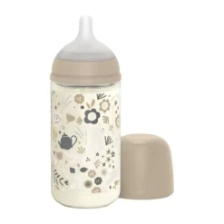 Suavinex Wonderland SX Pro Fles Glas - Slow Flow - 120ml - Roze><noscript><img width=