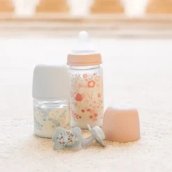 Suavinex Wonderland SX Pro Fles Glas - Slow Flow - 120ml - Roze><noscript><img width=