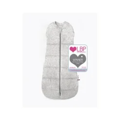 Sweet Dreamers Inbakerslaapzak Organisch Katoen Grijs 3-12mnd> 4-Seizoenen Slaapzakken