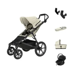Thule Urban Glide 4 Kinderwagen 3‑in‑1 – Basis Bundel – Beige> Uitbreidbare Kinderwagens|Wandelwagens