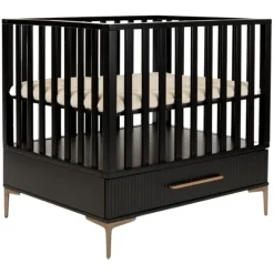 TWF Box Met Lade Waves Zwart> Boxen Met Lade