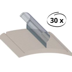 TWF Kledinghanger Hout Clay (3 stuks)><noscript><img width=