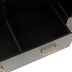 TWF Ledikant 60 x 120 - Commode 3 Laden - Hanglegkast 2 Deuren 1 Lade Modena Metaal><noscript><img width=