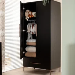 TWF Ledikant 60 x 120 - Commode 3 Laden - Hanglegkast 2 Deuren 1 Lade Modena Metaal><noscript><img width=