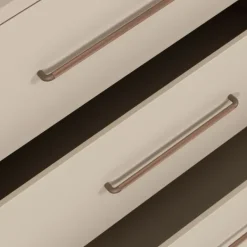 TWF Ledikant 60 x 120 - Commode 3 Laden - Hanglegkast 2 Deuren 1 Lade Salerno Metaal><noscript><img width=