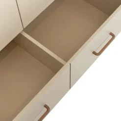 TWF Ledikant 60 x 120 - Commode 3 Laden - Hanglegkast 2 Deuren 1 Lade Salerno Metaal><noscript><img width=