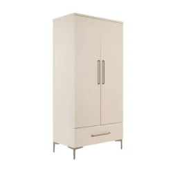 TWF Ledikant 60 x 120 - Commode 3 Laden - Hanglegkast 2 Deuren 1 Lade Salerno Metaal><noscript><img width=