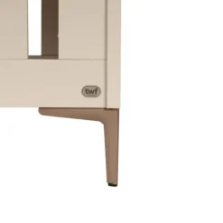 TWF Ledikant 60 x 120 - Commode 3 Laden - Hanglegkast 2 Deuren 1 Lade Salerno Metaal><noscript><img width=