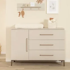 TWF Ledikant 60 x 120 - Commode 3 Laden - Hanglegkast 2 Deuren 1 Lade Salerno Metaal><noscript><img width=