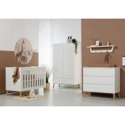 TWF Ledikant 60 x 120 - Commode - Hanglegkast Beach Island White><noscript><img width=