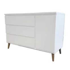 TWF Ledikant 60 x 120 - Commode - Hanglegkast Beach Island White><noscript><img width=