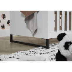 TWF Ledikant 60 x 120 - Commode 3 Laden - Hanglegkast 2 Deuren/1 Lade Torino> Complete Babykamers|Ladekasten