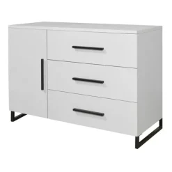 TWF Ledikant 60 x 120 - Commode 3 Laden - Hanglegkast 2 Deuren/1 Lade Torino><noscript><img width=
