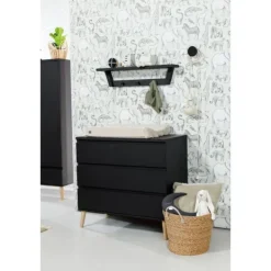 TWF Ledikant 60 x 120 - Commode Beach Island Black><noscript><img width=