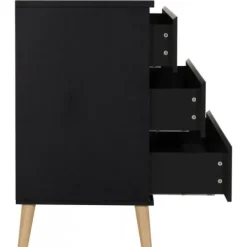 TWF Ledikant 60 x 120 - Commode Beach Island Black><noscript><img width=