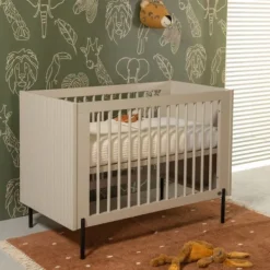 TWF Ledikant 60 x 120 Waves Clay> Complete Babykamers|Ladekasten