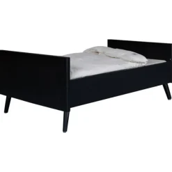 TWF Ledikant 60x120 - Commode - Hanglegkast 2-deurs Retro Black><noscript><img width=
