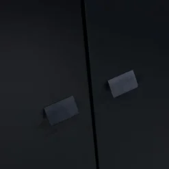 TWF Ledikant 60x120 - Commode - Hanglegkast 2-deurs Retro Black><noscript><img width=