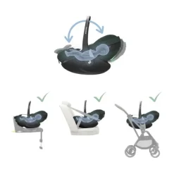 UPPAbaby Kinderwagen 2-in-1 Vista V3 Dillan Stone Blue Met Carbon Frame En Sand Leather><noscript><img width=